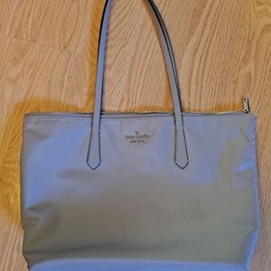 Kate Spade Mel Nylon PACKABLE Tote in Nimbus Grey